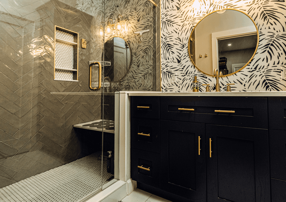 Full bathroom remodel by Revolution Contractors