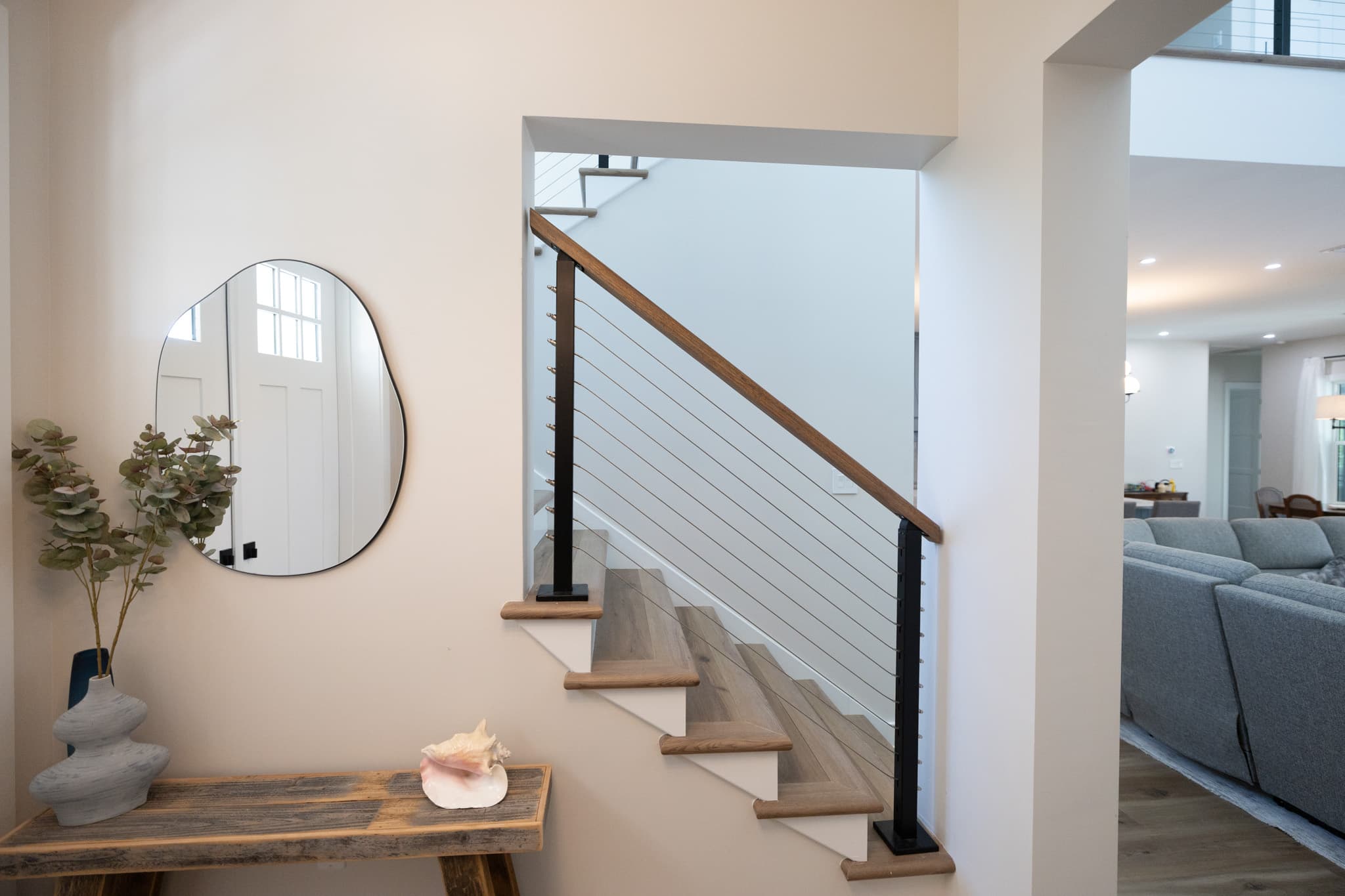 Revolution Contractors finished staircase project