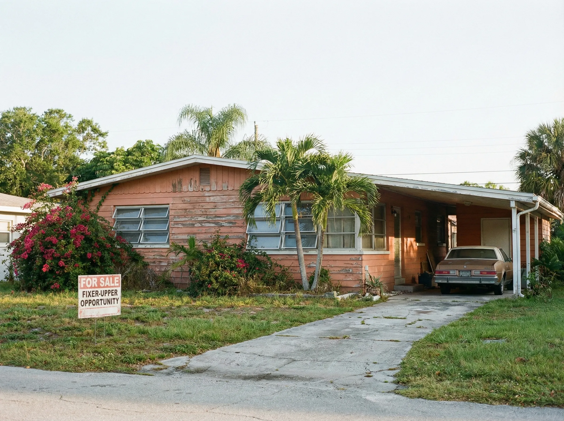 Fixer-upper home needing complete renovation