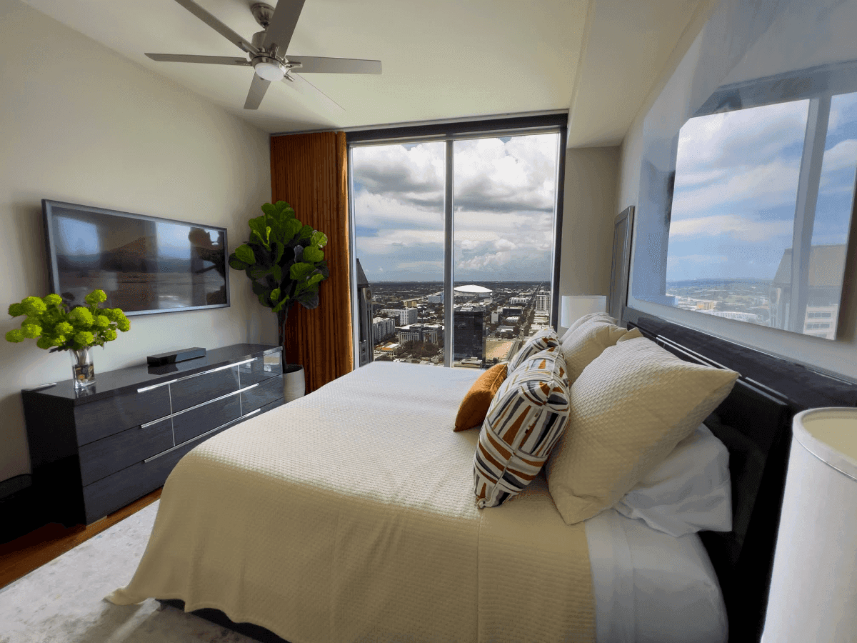 Completed condo remodel by Revolution Contractors in downtown St. Petersburg