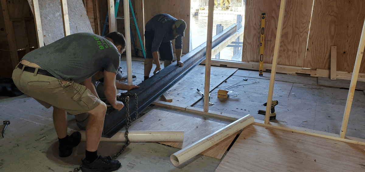 Open Floor Plan by Revolution Contractors in St. Petersburg